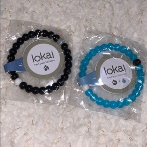 2 large lokai bracelets